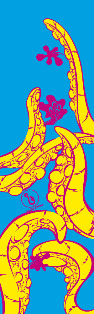 Graphic - Yellow Octopus